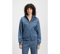 BOSS Sweat zippé avec logo contrastant - Style Erena, 50544177 Bleu S