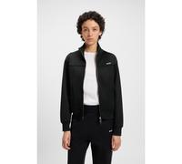 BOSS Sweat zippé avec logo contrastant - Style Erena, 50544177 Noir XS
