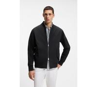 BOSS Sweat zippé en coton mercerisé avec monogramme Double B - Style C-Skiles 98, 50557853 Noir S