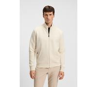 BOSS Sweat zippé en coton stretch à logo imprimé - Style Skaz, 50506152 Naturel 5XL