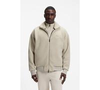 BOSS Sweat zippé en polaire finition peluche avec logo brodé - Style SW_Teddy FZ, 50569780 Beige clair XXXL