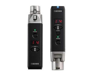 BOSS Système sans Fil pour Micro WL-30XLR Un récepteur et Un émetteur Premium fonctionnant sur Batterie, procurant Un Audio sans Fil et à Ultra Faible Latence sur Une Distance d'environ 70 mètres