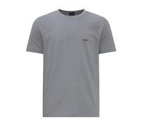 Boss T-Shirt à Coupe Droite pour Homme en Coton Stretch avec Logo contrasté, Medium Grey36, XL