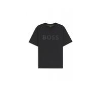 Boss - T-shirt à logo Structure - Homme - Tops - Noir - Taille: M