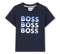 Boss - T-shirt À Manches Courtes - Bleu Cargo - Garçon - 18 Mois