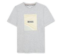 BOSS T-shirt en jersey de coton avec logo artistique pour enfant - Style J52369/A3204A, J52369 Gris chiné 126