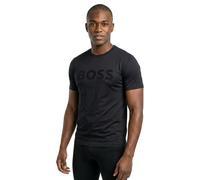 BOSS T-shirt Relaxed en coton stretch avec logo ton sur ton - Style TS_Iconic Logo, 50553636 Bleu foncé S