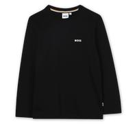 Boss - T-shirt À Manches Longues - Black - Garçon - 10 Ans