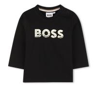 Boss - T-shirt À Manches Longues - Black - Garçon - 18 Mois