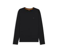 Hugo Boss T-shirt homme Tacks en jersey de coton avec patch logo Noir Taille L