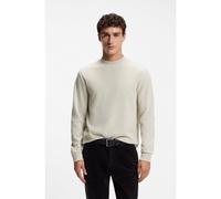 BOSS T-shirt à manches longues en coton avec petit col montant - Style Te_Shadows, 50569457 Beige clair XL