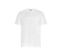 BOSS T-shirt Regular en coton à logo moderne - Style Te_Logo, 50566504 Blanc XXL