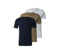 BOSS T-Shirt bleu marine / bleu pastel / kaki, Taille XL
