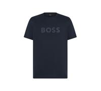 BOSS T-Shirt bleu nuit / noir, Taille XXL