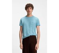 BOSS T-shirt BOSS BY BECKHAM en lin - Style Taut 79_DB, 50560529 bleu clair XL