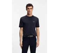 BOSS T-shirt BOSS x ASTON MARTIN en jacquard de mohair et de coton - Style C-Thompson 242_AM, 50553812 Bleu foncé S