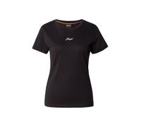 BOSS T-shirt Slim en coton à logo brodé - Style C_Elove_embro, 50554696 Noir S