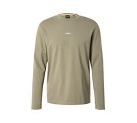 BOSS T-Shirt 'Chark' olive / blanc, Taille S