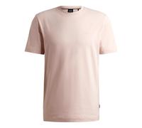 Boss T-Shirt Coton avec Logo Imprimé en Caoutchouc Thompson 50468347 Rose