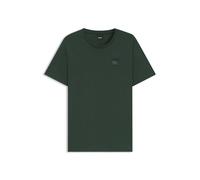 BOSS T-shirt d’équitation en coton stretch avec écusson à logo - Style PIERCE PATCH BLACK, B7M0601 Vert sombre XL