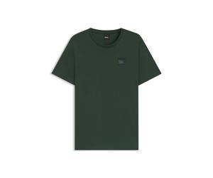 BOSS T-shirt d’équitation en coton stretch avec écusson à logo - Style PIERCE PATCH PINE GROVE, B7M0601 Vert sombre XXL