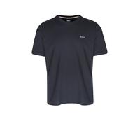 Hugo Boss T-shirt de pyjama Waffle 10269584 manches courtes coton mélangé logo brodé bleu 2XL homme