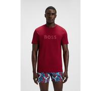 BOSS T-shirt de plage en jersey de coton avec logo imprimé - Style T-Shirt RN, 50491706 Rouge S