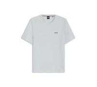 BOSS T-Shirt De Pyjama en Coton Mélangé À Logo Brodé