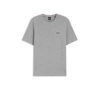 BOSS T-Shirt De Pyjama en Coton Mélangé À Logo Brodé