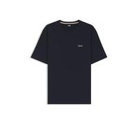 BOSS T-shirt pyjama Waffle – structure gaufrée, logo brodé, coton mélangé – L