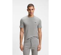 Boss Waffle 10269584 Short Sleeve Pyjama T-shirt Gris L Homme