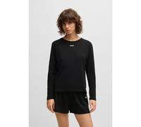 BOSS T-shirt de pyjama en coton stretch à imprimé logoté - Style CI_LS-Shirt, 50510326 Noir XXL
