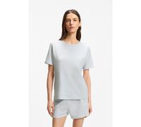 BOSS T-shirt de pyjama en coton stretch à logo imprimé - Style CI_T-Shirt, 50510322 bleu clair M