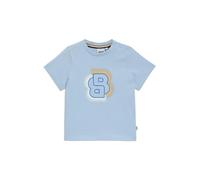 BOSS T-shirt en coton à monogramme Double B pour enfant - Style J52108/88703A, J52108 bleu clair 86