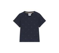 BOSS T-shirt en coton à monogrammes Double B pour enfant - Style J52115/84902A, J52115 Bleu foncé 81