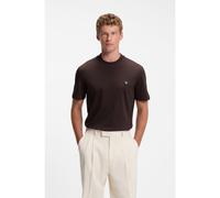 BOSS T-shirt en coton avec badge à monogramme Double B - Style C-Taut 01, 50555844 Marron foncé S