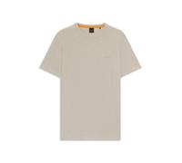 BOSS T-shirt en coton flammé avec détail logoté - Style Tegood, 50508243 Beige clair XXXL
