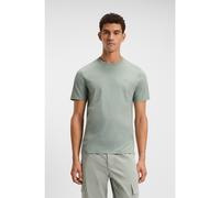 BOSS T-shirt en coton flammé avec détail logoté - Style Tegood, 50508243 Chaux XL