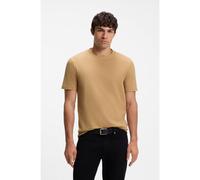 BOSS T-shirt en coton mélangé à la structure jacquard effet bulle - Style Tiburt 240, 50452680 Beige XXXL