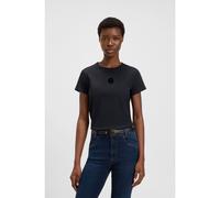 BOSS T-shirt en coton mercerisé avec monogramme Double B - Style Eventsa6, 50534800 Bleu foncé XS