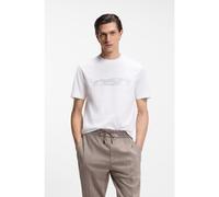 BOSS T-shirt en coton mercerisé BOSS x ASTON MARTIN avec illustration de voiture - Style C-Taut 242_AM, 50555828 Blanc S