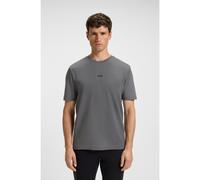 BOSS T-shirt en coton stretch à imprimé logoté - Style TChup, 50473278 Gris M