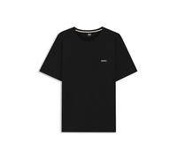 BOSS T-Shirt en Coton Stretch À Logo Brodé