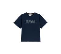 BOSS T-shirt en coton stretch à logo brodé pour enfant - Style J52152/84914A, J52152 Bleu foncé 138