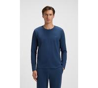 BOSS T-shirt en coton stretch à logo brodé - Style Mix&Match LS-Shirt R, 50515389 bleu clair M