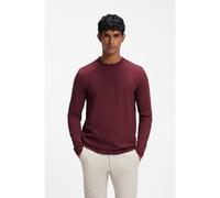 BOSS T-shirt en coton stretch à logo contrastant - Style Tee Long, 50506365 Rouge sombre S