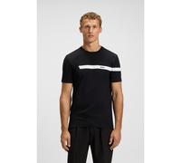 BOSS T-shirt en coton stretch à logo et rayures - Style Tee 2, 50501227 Noir 6XL