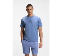 BOSS T-shirt en coton stretch à motif tennis - Style TS_Boss Open, 50560293 Bleu S