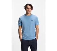 BOSS T-shirt en coton stretch avec détail logoté - Style Tee, 50506373 bleu clair 6XL