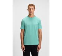 BOSS T-shirt en coton stretch avec détail logoté - Style Tee, 50506373 Turquoise S